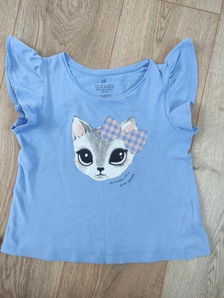 Dievčenské tričko, h&m,110