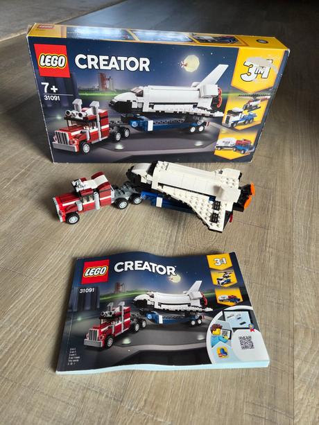 Lego creator 31091 preprava raketoplánu, 