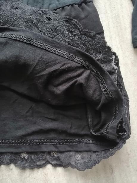 Modalové čierne šaty intimissimi,vs,164-170,čipka, intimissimi,164