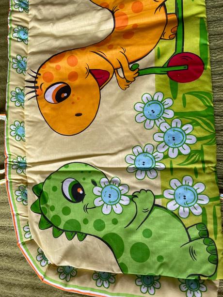 Nové hniezdo do detskej postieľky dino, šírka (cm): 35,dĺžka (cm): 170