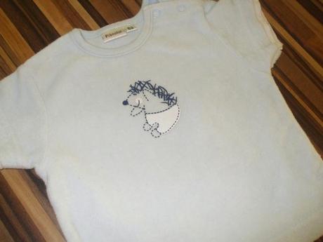 Tričko s ježkom, prénatal,62