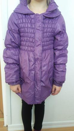 Fialová prechodná bundička, 122