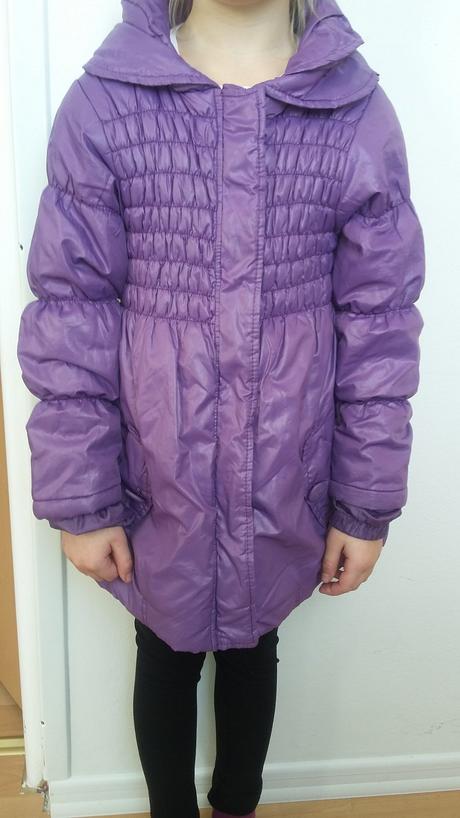 Fialová prechodná bundička, 122