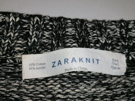 Sveter zaraknit dlhý, zara,l