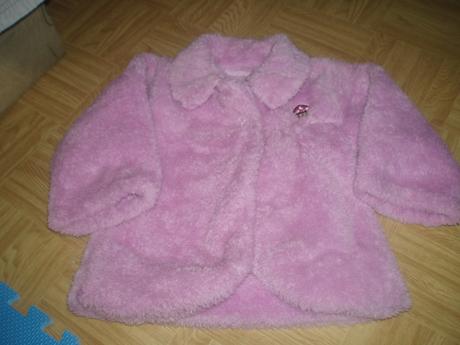 Fialova chlpatka -kabatik 86-92, kik,86