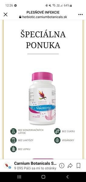 Máte skúsenosti s prípravkom Herbiotic?