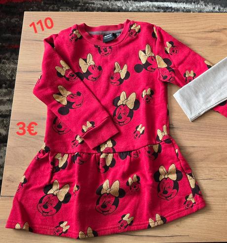 Mickey teplé šaty 110, disney,110