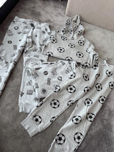 2x tepláková súprava h&m 134/140, h&m,140