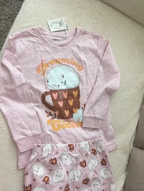 Pyžamo dievčenské 110,116 _nove s visackou, h&m,116