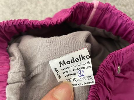 Modelko šuštiaky tenké s bavlnou neprem.reflex 92, modelko,92