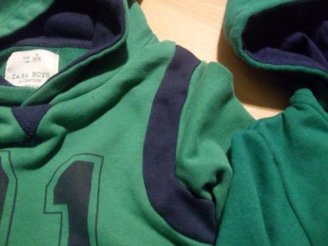 2 ks mikiny, zara,104