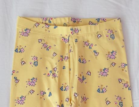 Dievčenské leginky s kvietkami, c&a,140