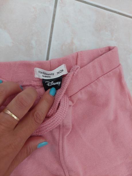 Tepláky minnie ružové, sinsay,74