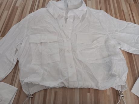 Štýlová letna croptop blúza, new yorker,m