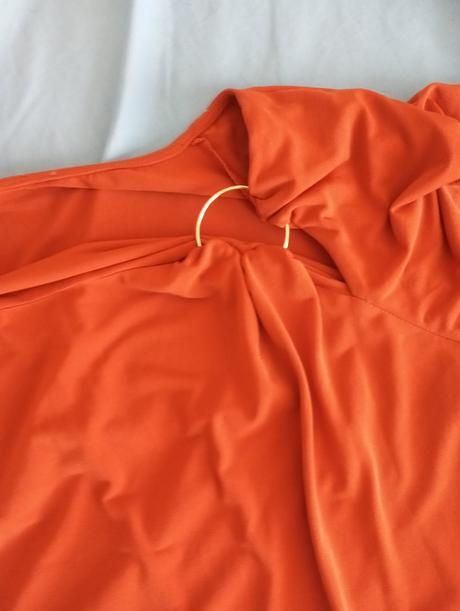 Červené tričko so sponou, pampolina,xl