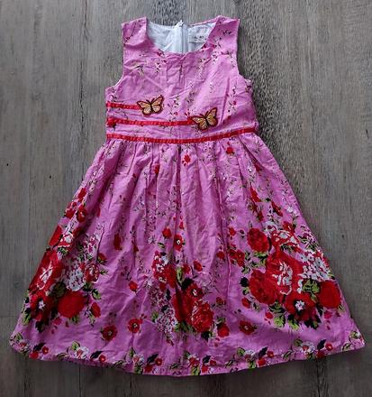 Ružové šaty sunny fashion, 140