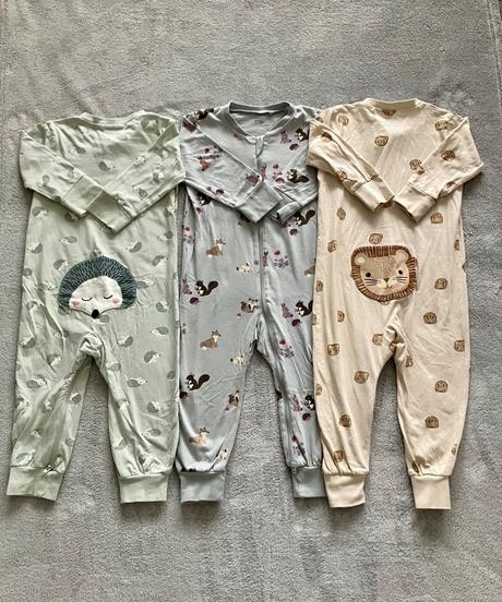3x pyžamko/ overal na spanie, lindex,86