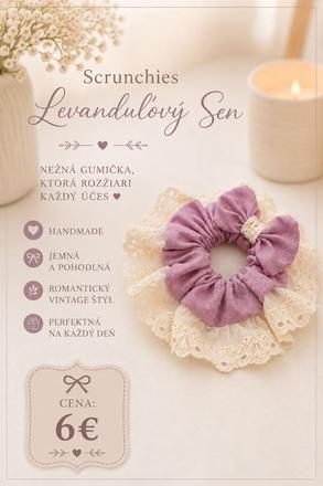 Scrunchies gumička do vlasov, 