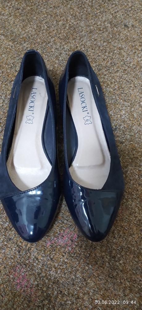 Kožené balerínky, lasocki,39