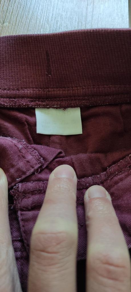 Bordové nohavice 92, f&f,92