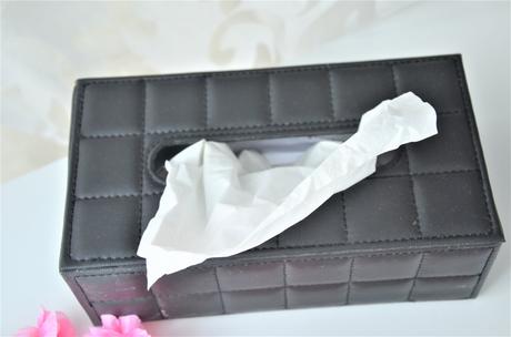 Koženný box na servítky,