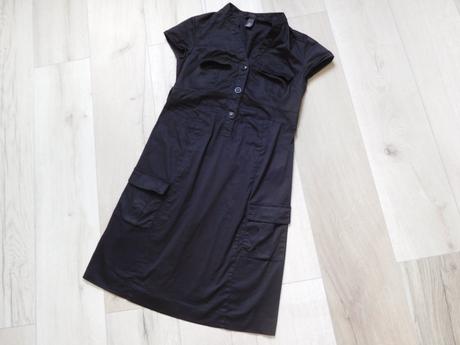 Čierne šaty s vreckami-36/38, orsay,s