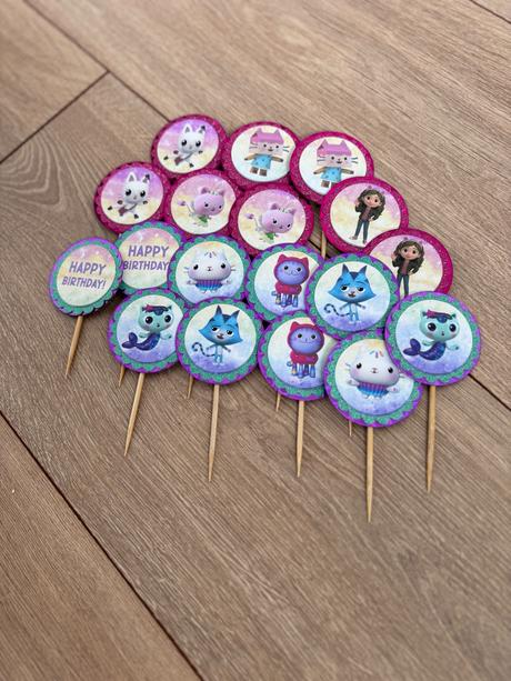 Zapich na tortu muffiny gabbys dollhouse,