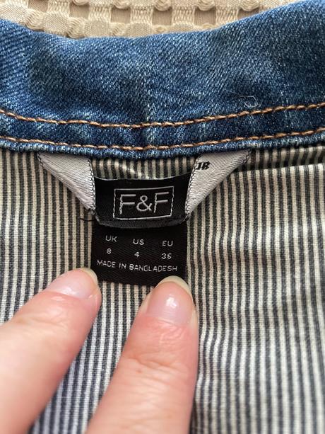 Riflová bunda, f&f,s