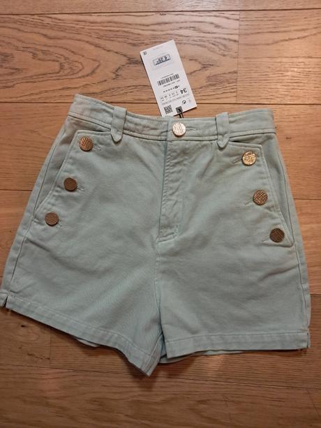 Vysoký pás šortky zara veľkosť xs, zara,xs