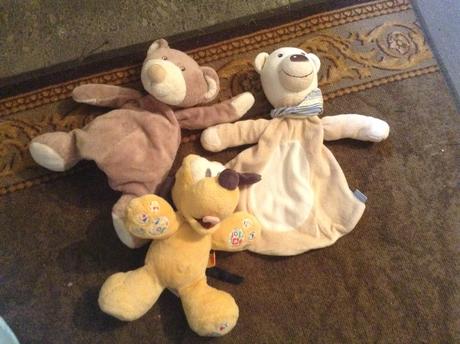 Mix plyšových hraciek,