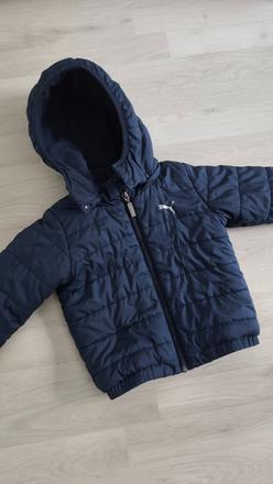 Tmavomodrá chlapčenská zimná bunda puma 12-18 mes., puma,80