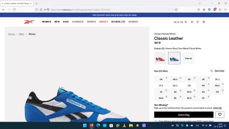 Reebok classic leather, šľapky reebok, reebok,42