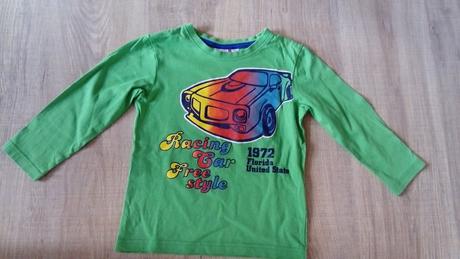 Zelené triko s autom racing, berti,104