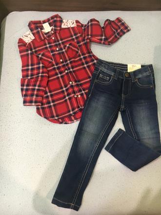 Duevčenská košeľa, h&m,98