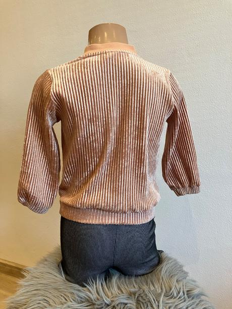 Dievčenská mikina pásikavá ružová palomino (98), palomino,98