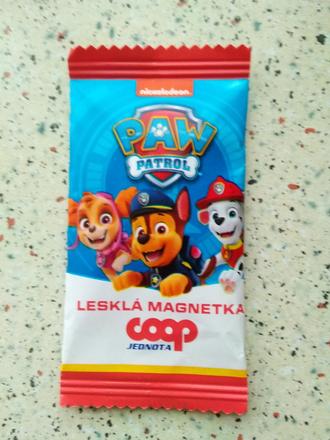 Lesklá magnetka paw patrol, 