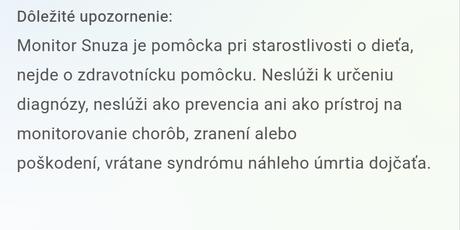 Snuza smart monitor pohybu pico, snuza