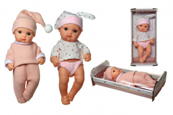 Miminko v postieľke,