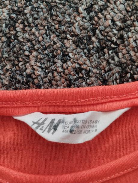 Tekvicové saty 122/128, h&m,122
