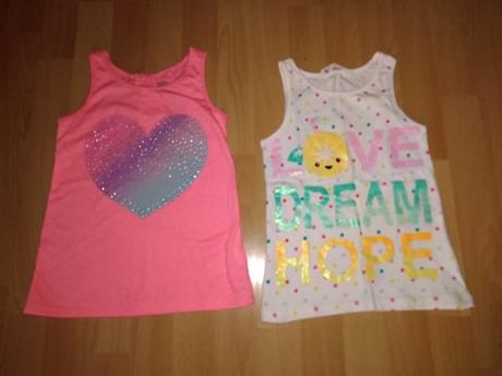 Tielka 4ks hm (116/122/128-malo nosene, h&m,116