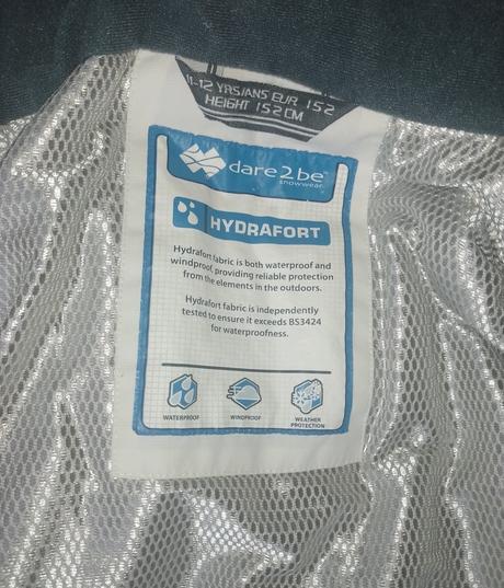 Predám detskú lyžiarsku bundu zn. dare2be, 152