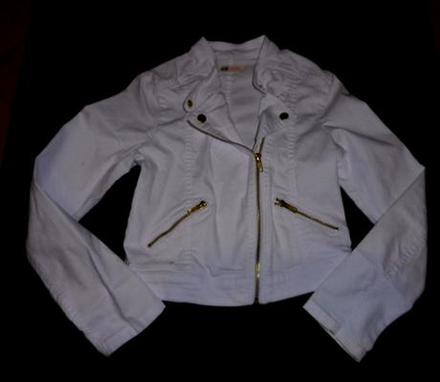 Riflová bunda, h&m,152