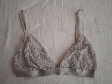 Krajková mäkká podprsenka, h&m,m