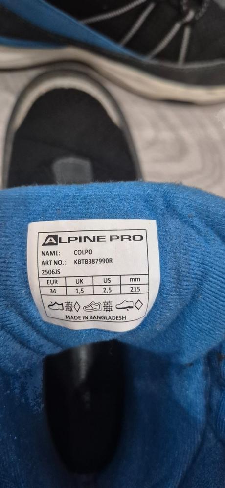 Zimné topánky, alpine pro,34