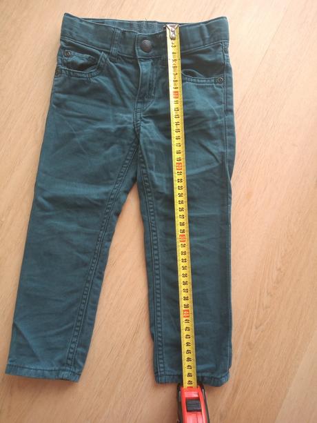 Tmavozelené nohavice h&m, h&m,92