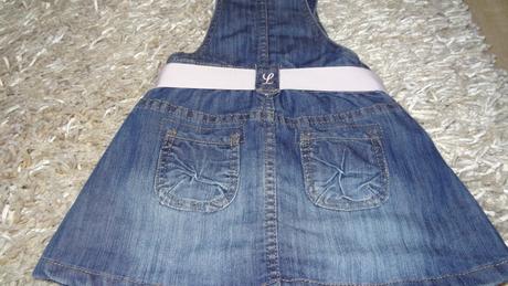 Krásne riflové šaty, h&m,80