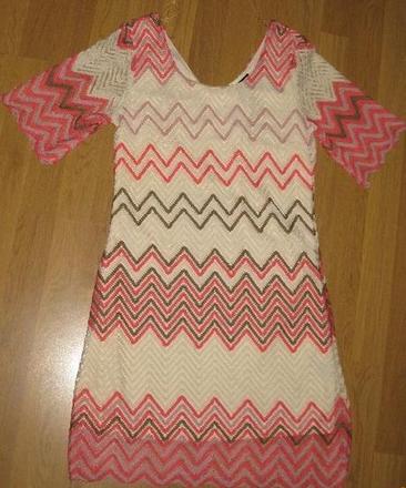 Krásne háčkované šaty ross veľkosť s/m, s