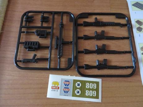 Stavebnica - terénne vojenské auto - 6+, 