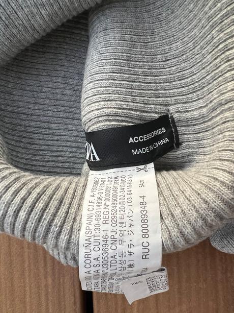 Panda čiapka s uškami zara vel.m 6-9rokov, zara,134