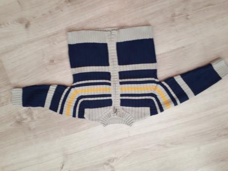 Chlapčenský sveter sivomodrý, f&f,92